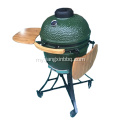 18 လက်မ Ceramic Kamado အသားကင် ဆေးလိပ်သောက်သူ